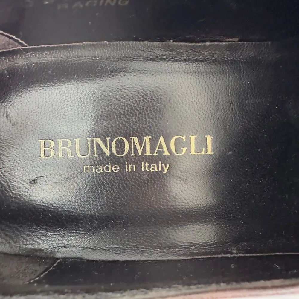 Bruno Magli‎ ‘Raging’ brown leather loafers